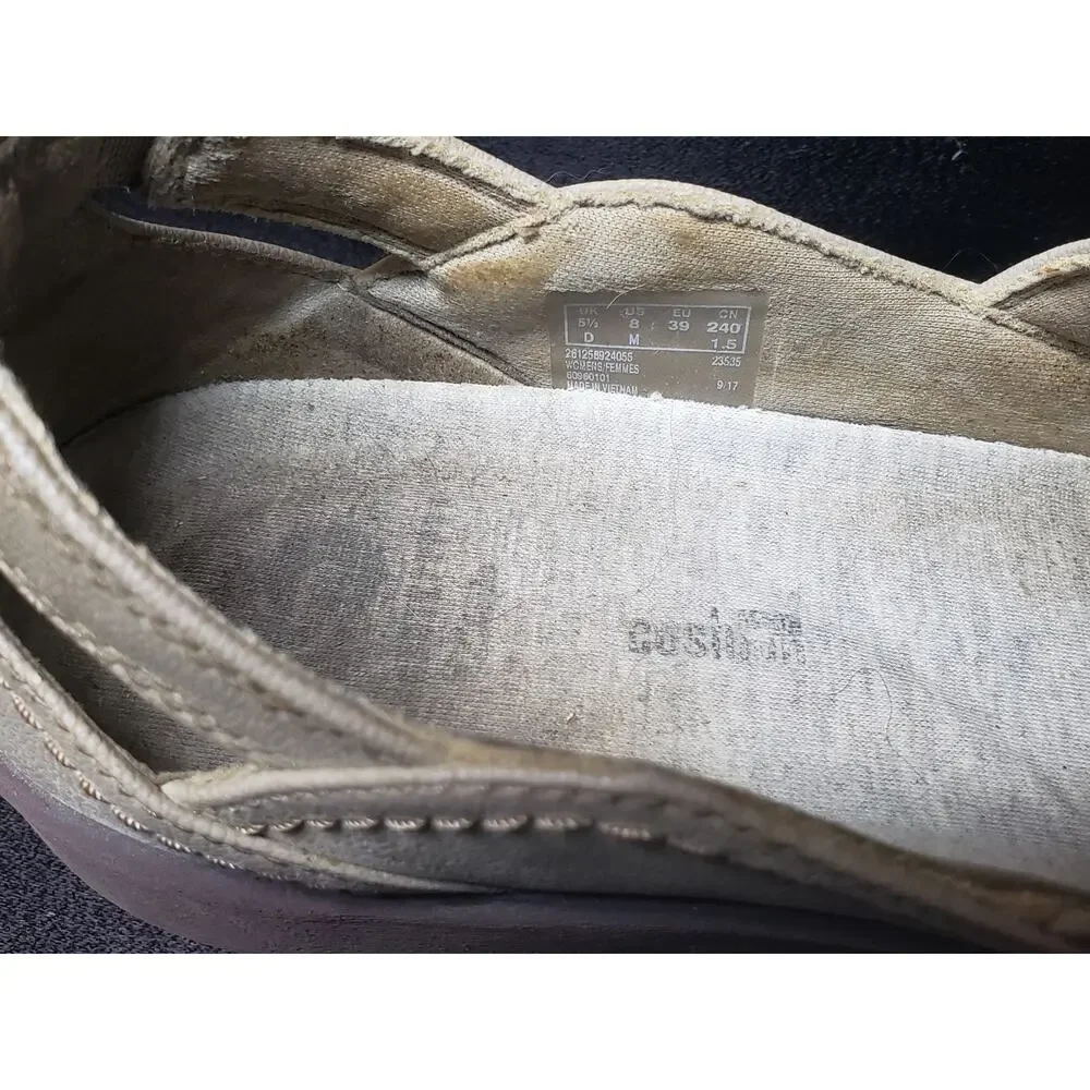 Clarks silliant beige